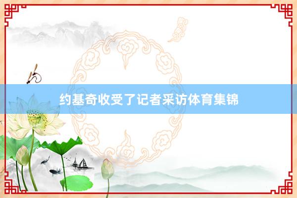 约基奇收受了记者采访体育集锦