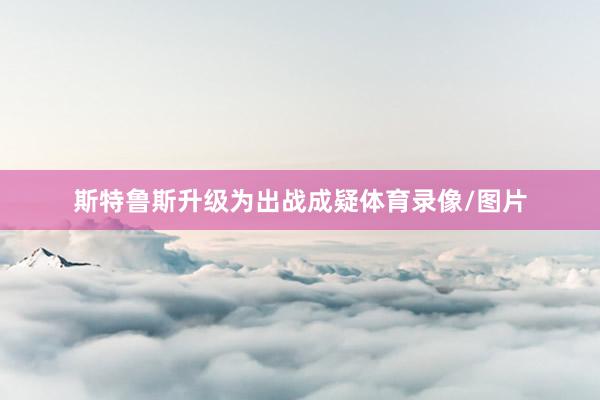 斯特鲁斯升级为出战成疑体育录像/图片