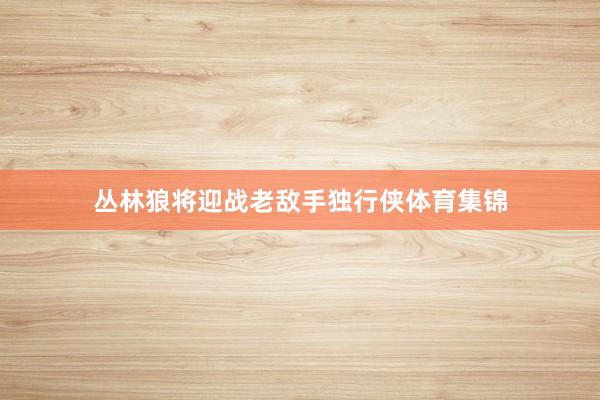丛林狼将迎战老敌手独行侠体育集锦