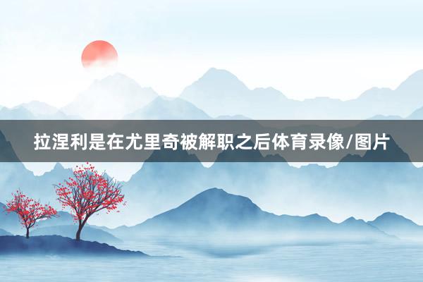 拉涅利是在尤里奇被解职之后体育录像/图片