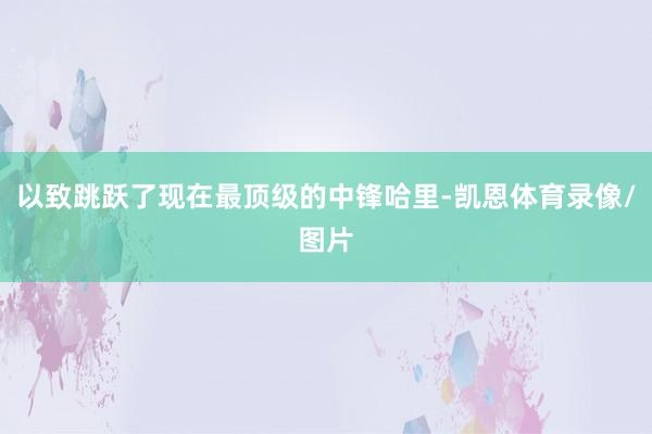 以致跳跃了现在最顶级的中锋哈里-凯恩体育录像/图片