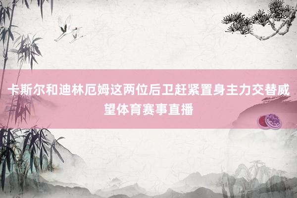卡斯尔和迪林厄姆这两位后卫赶紧置身主力交替威望体育赛事直播