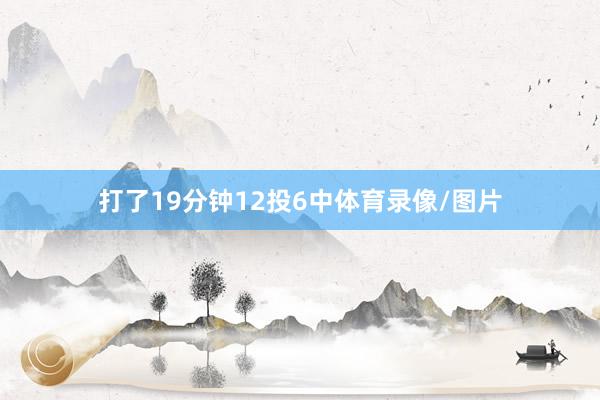 打了19分钟12投6中体育录像/图片