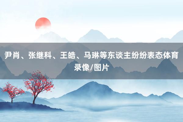 尹肖、张继科、王皓、马琳等东谈主纷纷表态体育录像/图片