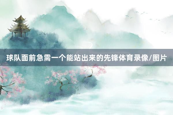 球队面前急需一个能站出来的先锋体育录像/图片