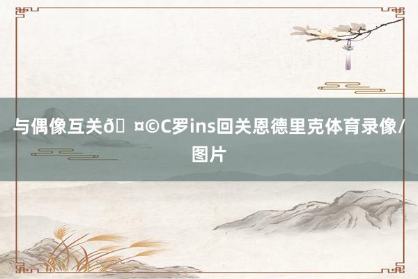 与偶像互关🤩C罗ins回关恩德里克体育录像/图片