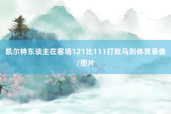 凯尔特东谈主在客场121比111打败马刺体育录像/图片