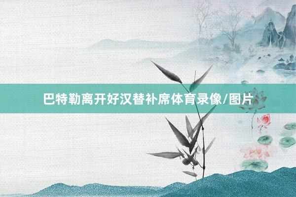 巴特勒离开好汉替补席体育录像/图片