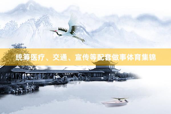 统筹医疗、交通、宣传等配套做事体育集锦