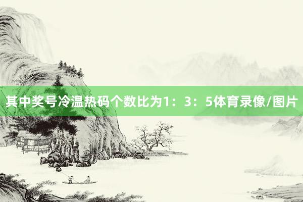 其中奖号冷温热码个数比为1：3：5体育录像/图片