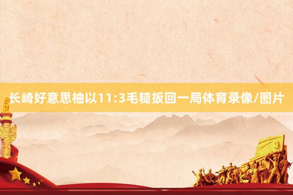 长崎好意思柚以11:3毛糙扳回一局体育录像/图片