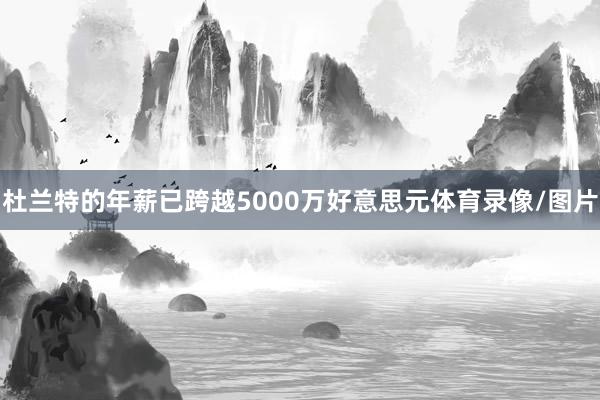 杜兰特的年薪已跨越5000万好意思元体育录像/图片