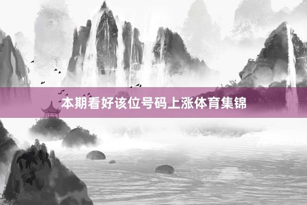 本期看好该位号码上涨体育集锦