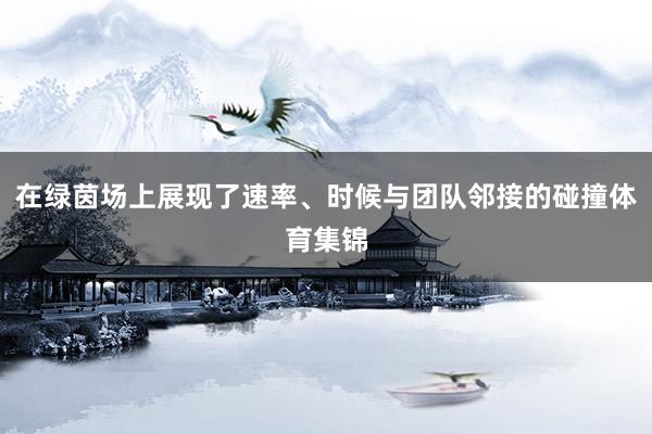 在绿茵场上展现了速率、时候与团队邻接的碰撞体育集锦