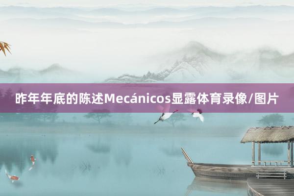 昨年年底的陈述Mecánicos显露体育录像/图片