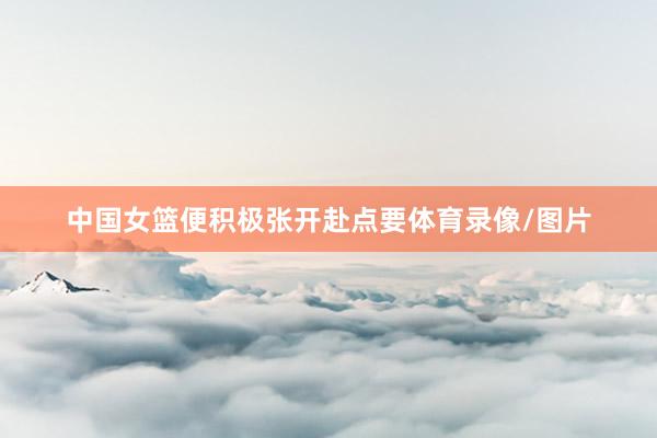 中国女篮便积极张开赴点要体育录像/图片