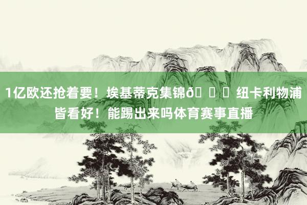 1亿欧还抢着要！埃基蒂克集锦👈纽卡利物浦皆看好！能踢出来吗体育赛事直播