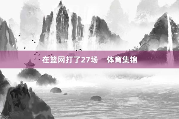 在篮网打了27场    体育集锦