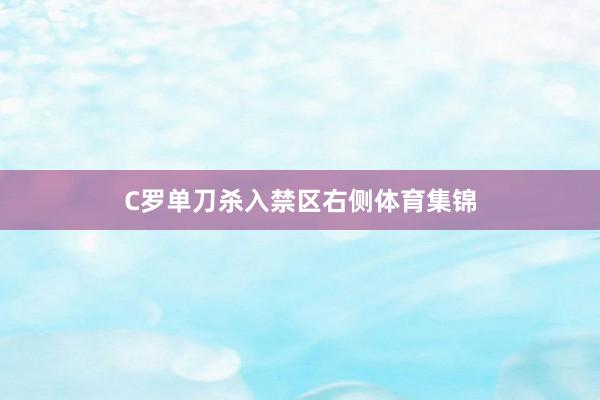 C罗单刀杀入禁区右侧体育集锦