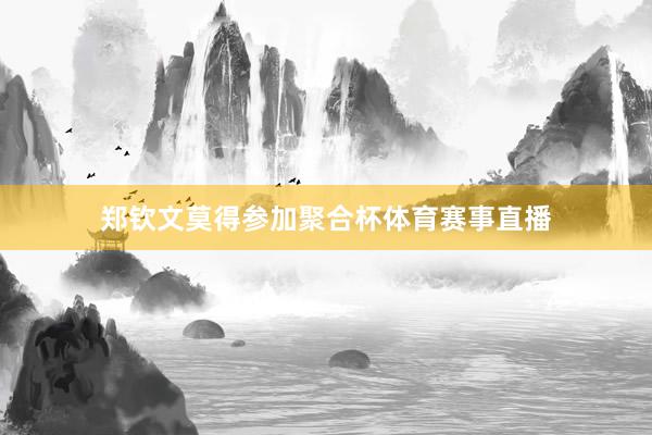 郑钦文莫得参加聚合杯体育赛事直播
