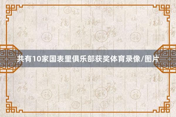 共有10家国表里俱乐部获奖体育录像/图片