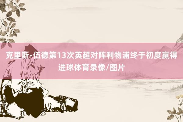 克里斯-伍德第13次英超对阵利物浦终于初度赢得进球体育录像/图片
